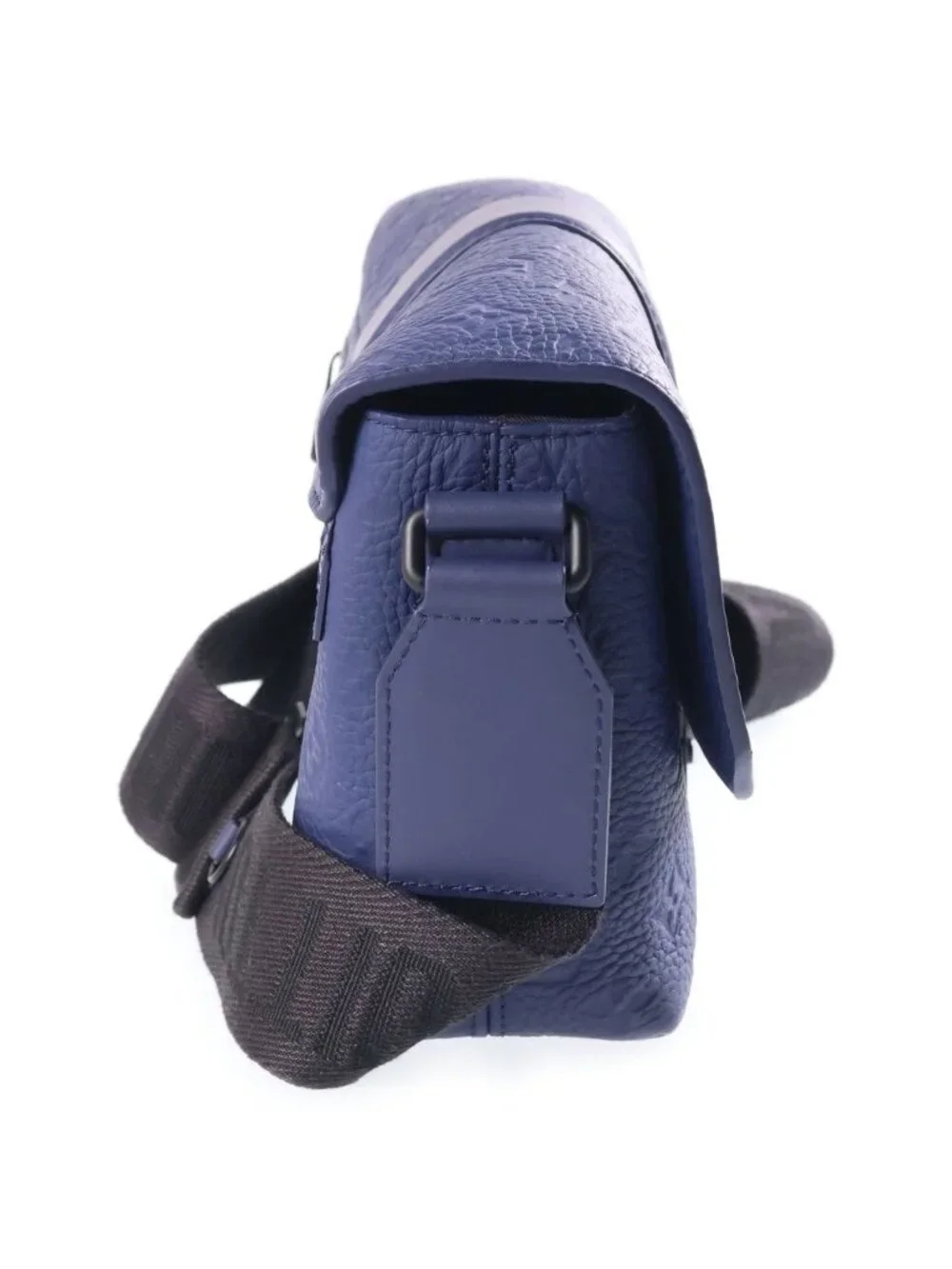 Louis Vuitton Monogram Taurillon S Cape Messenger Leather Shoulder Bag Navy
